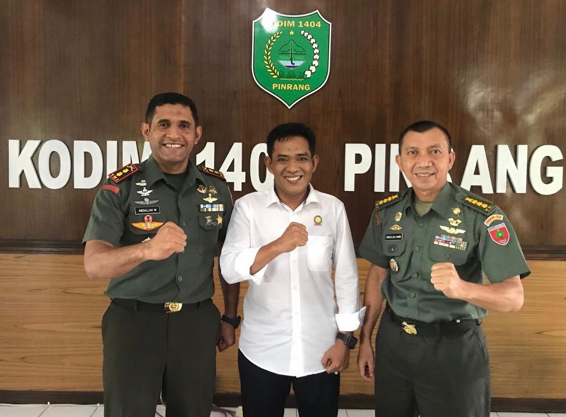 Kegiatan Bersama Komisaris Pembina Bpk Kolonel H.A.Abdullah dan Dandim Pinrang